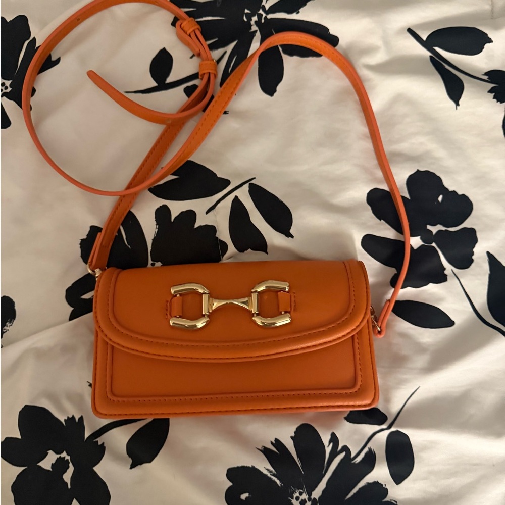 Orange Crossbody Bag
